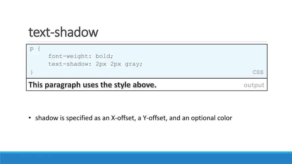 text text shadow shadow