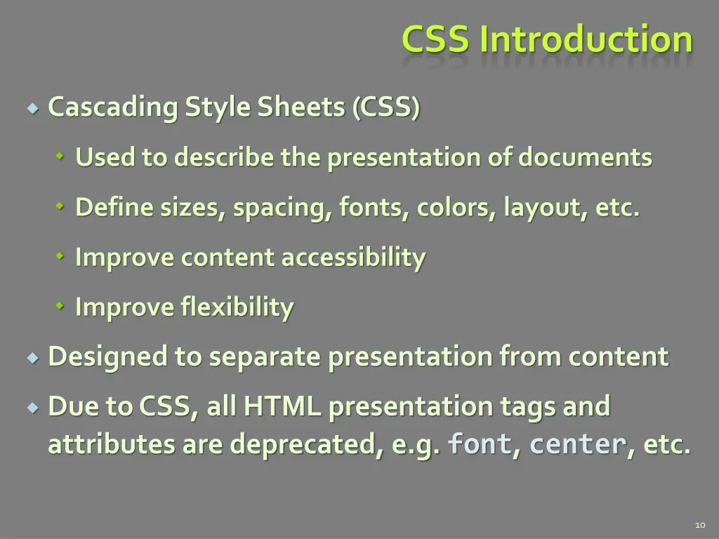 css introduction