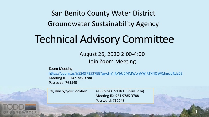 san benito county water district groundwater