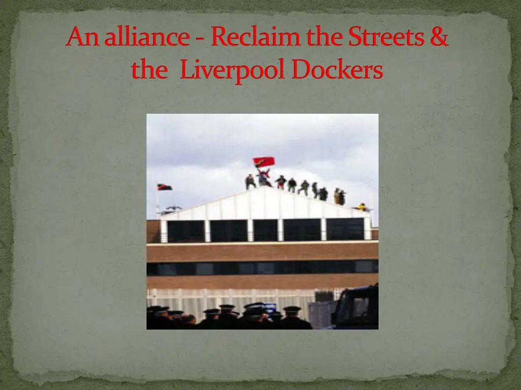 an alliance reclaim the streets the liverpool