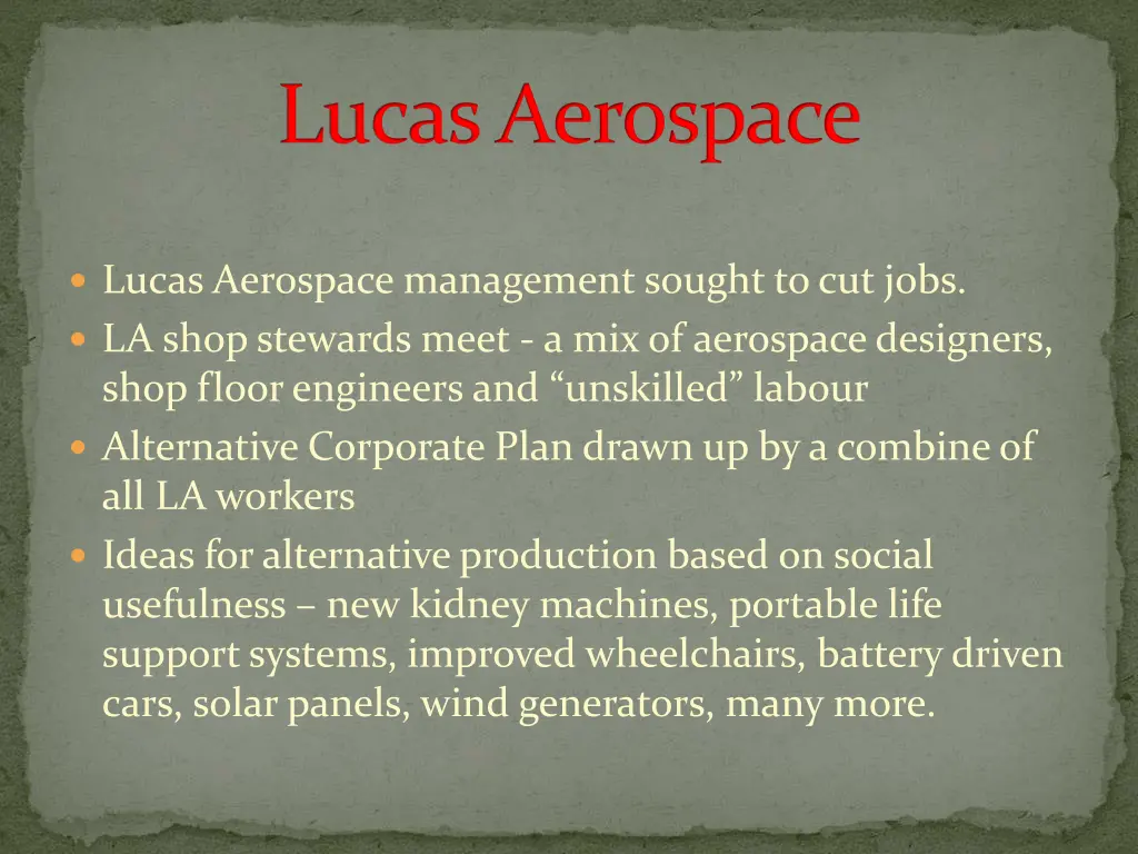 lucas aerospace