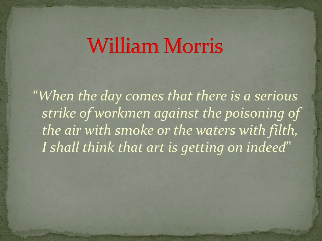 william morris 1