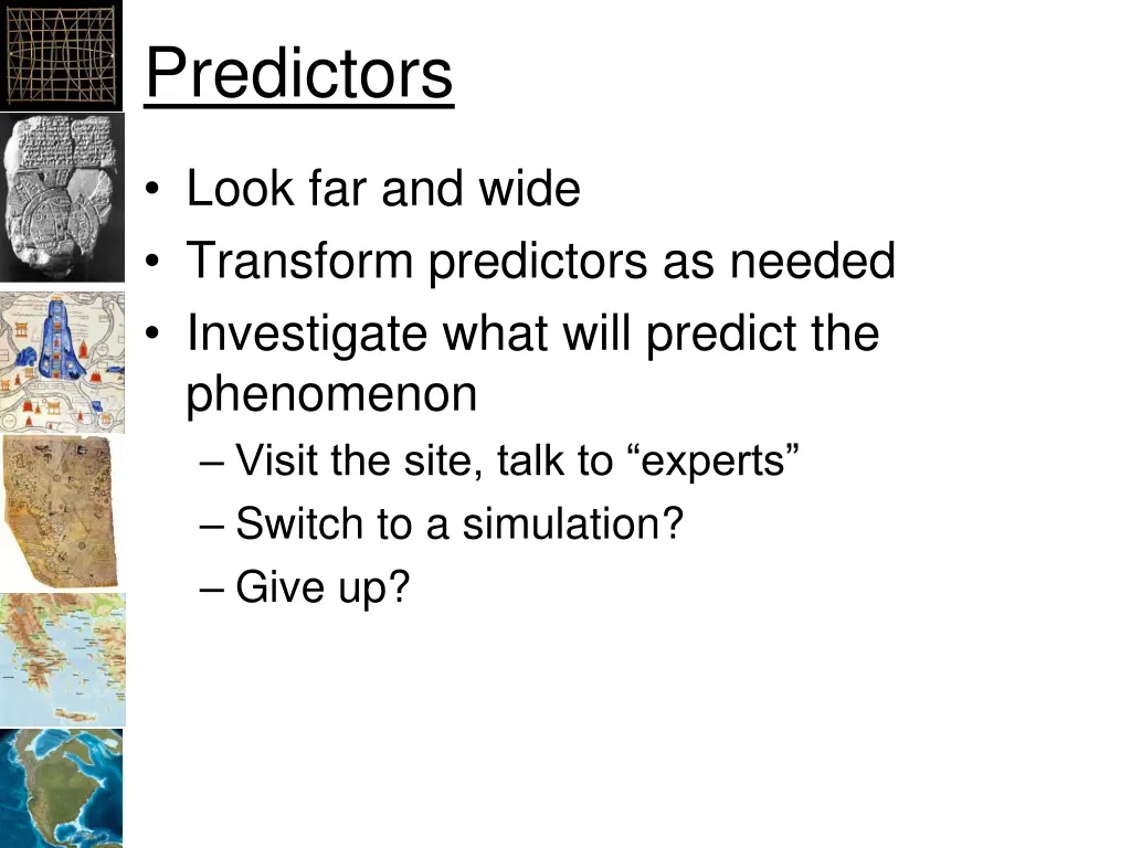 predictors