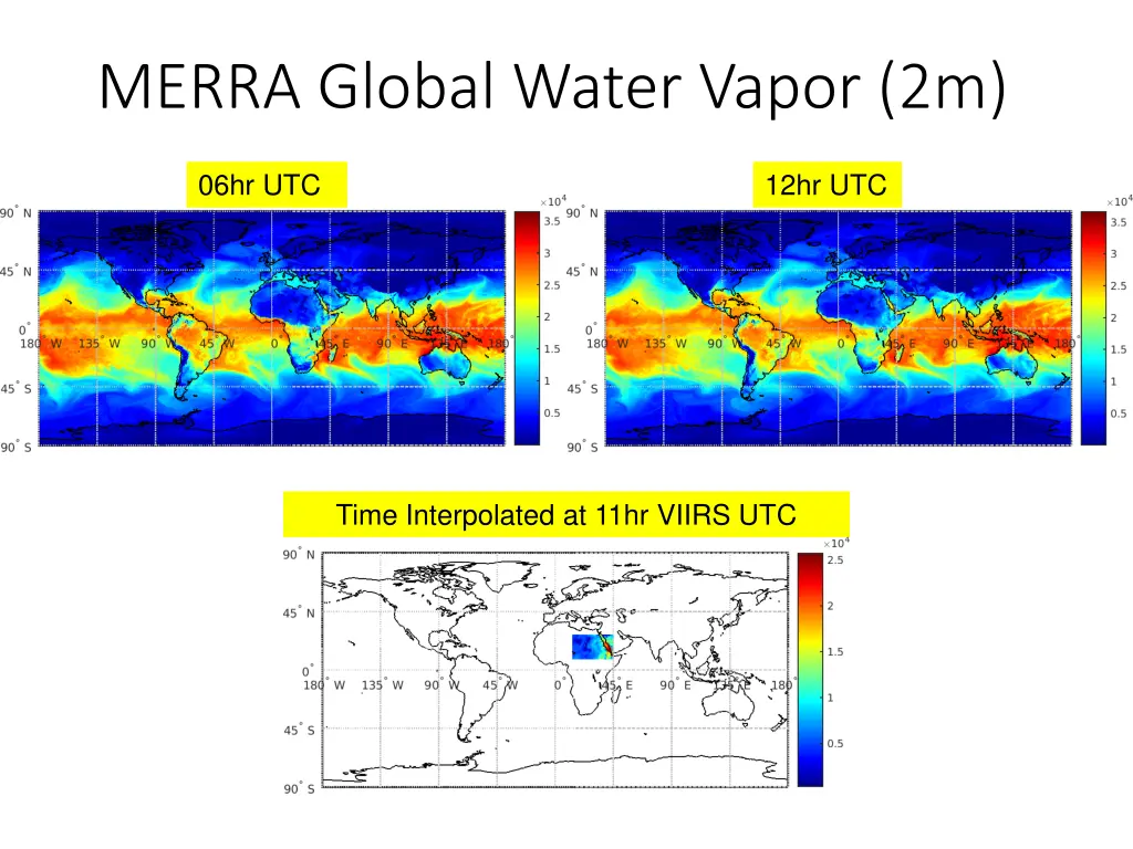 merra global water vapor 2m