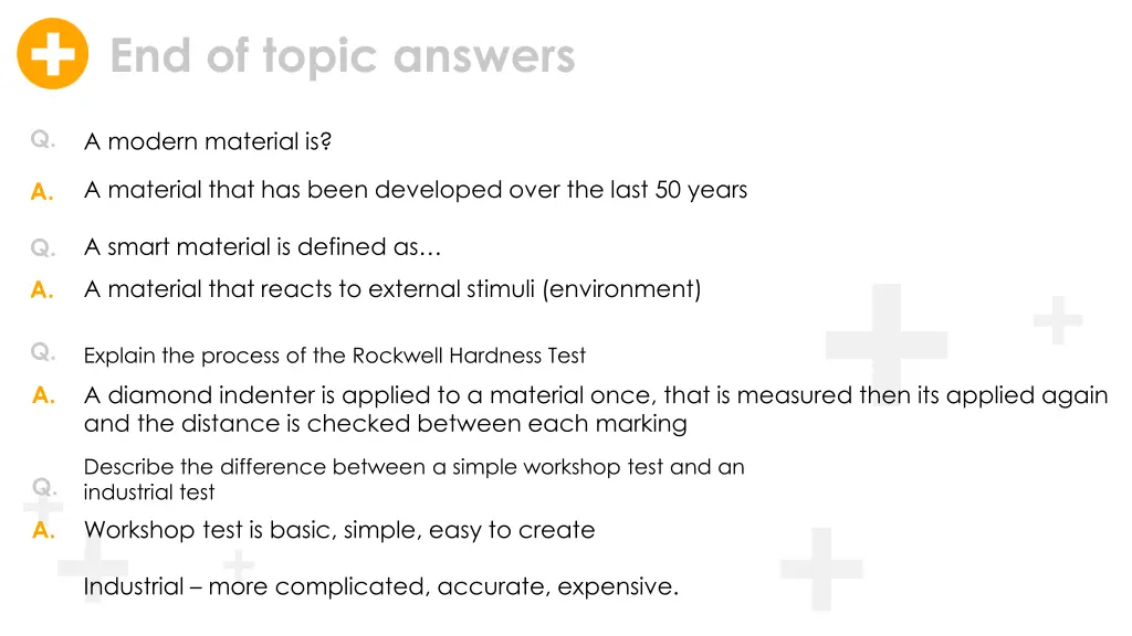 end of topic answers 2