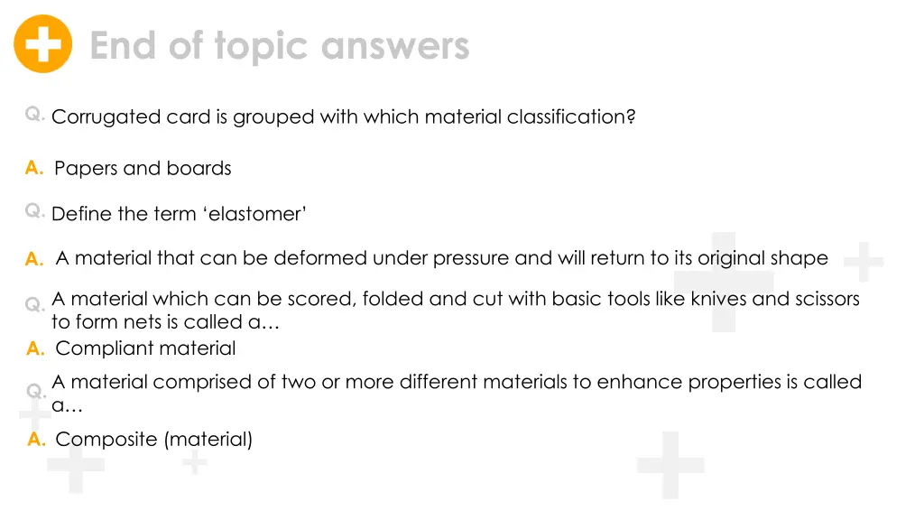 end of topic answers 3