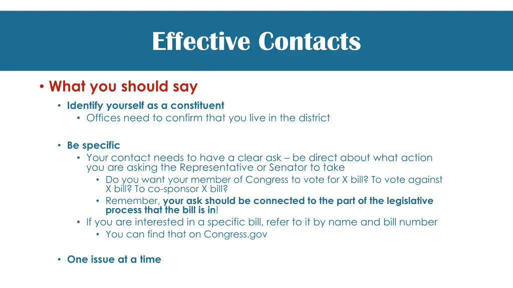 effective contacts 1