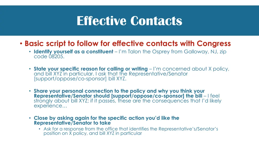 effective contacts 3