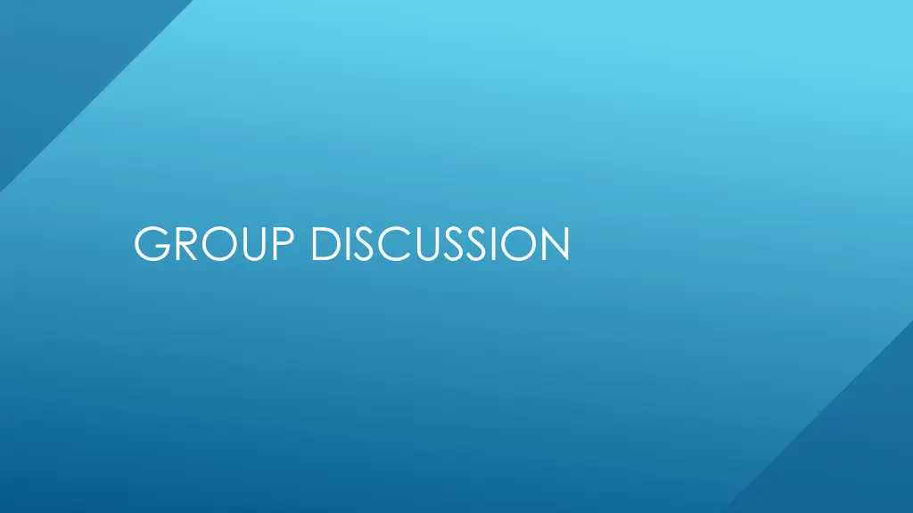 group discussion