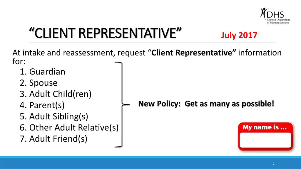 client representative client representative