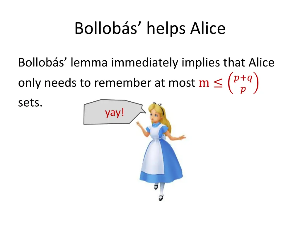 bollob s helps alice