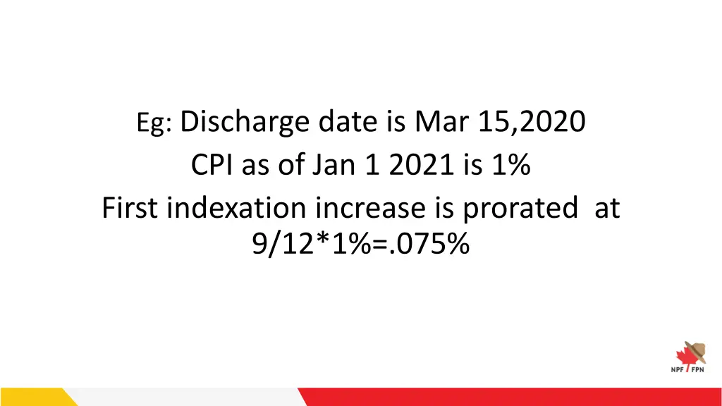 eg discharge date is mar 15 2020