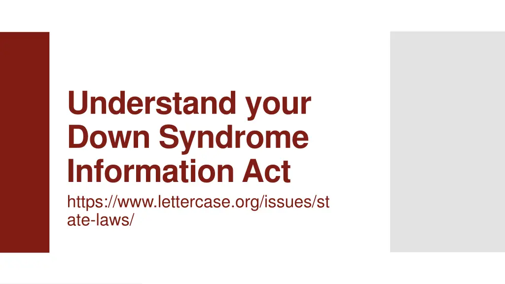 understand your down syndrome information