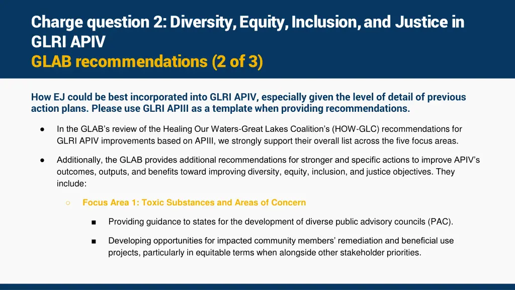 charge question 2 diversity equity inclusion 3