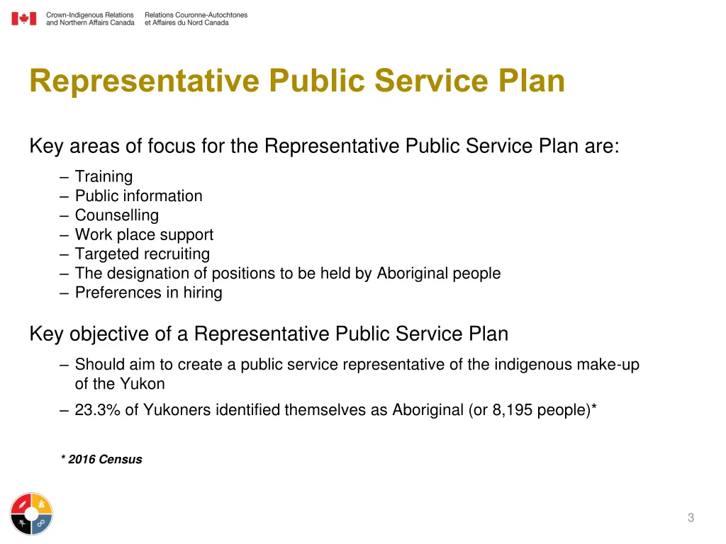 representative public service plan