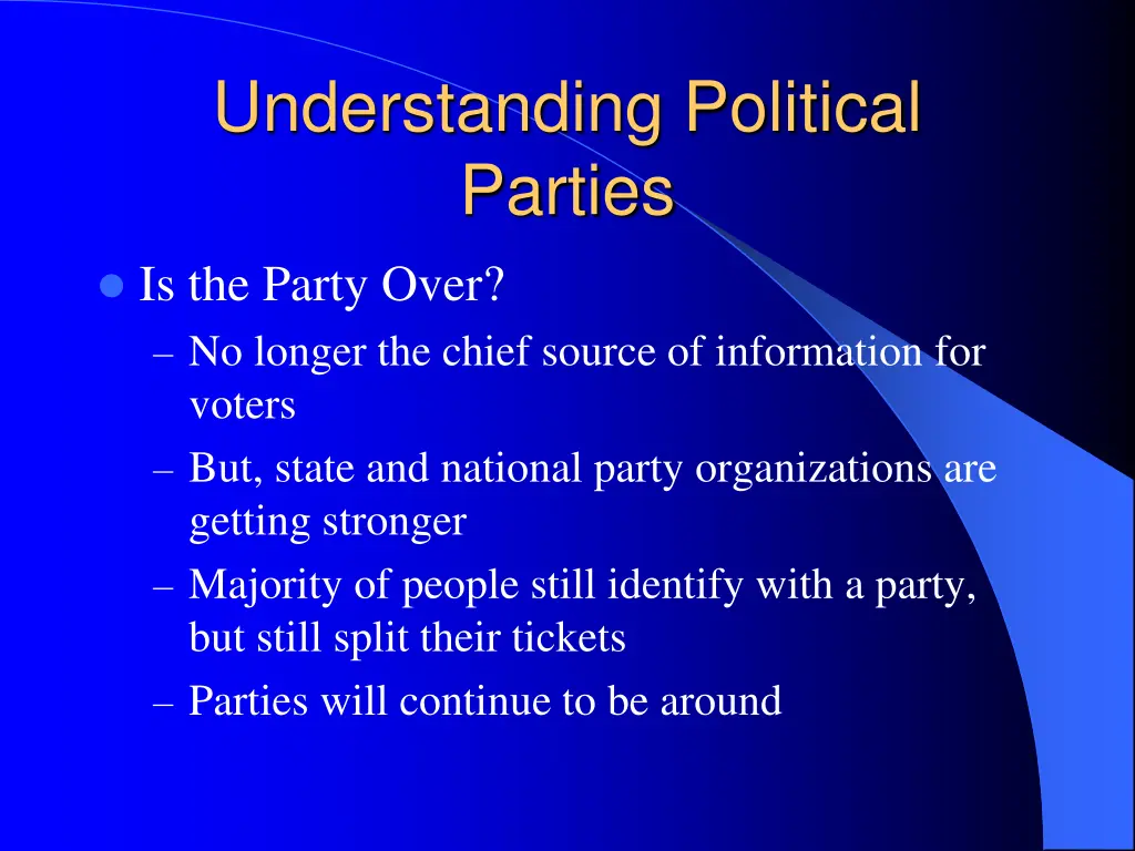 understanding political parties 1