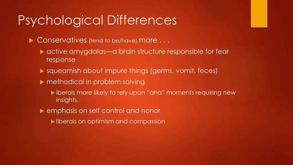 psychological differences