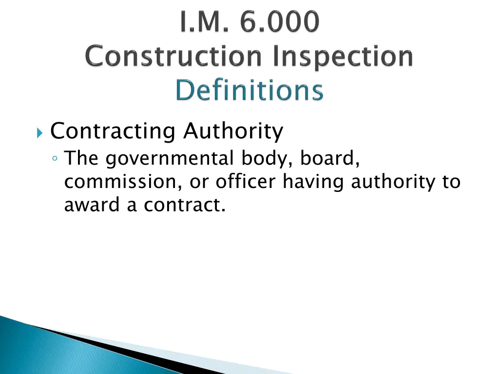 contracting authority the governmental body board