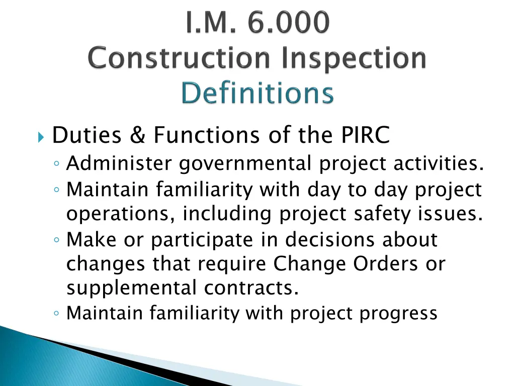 duties functions of the pirc administer