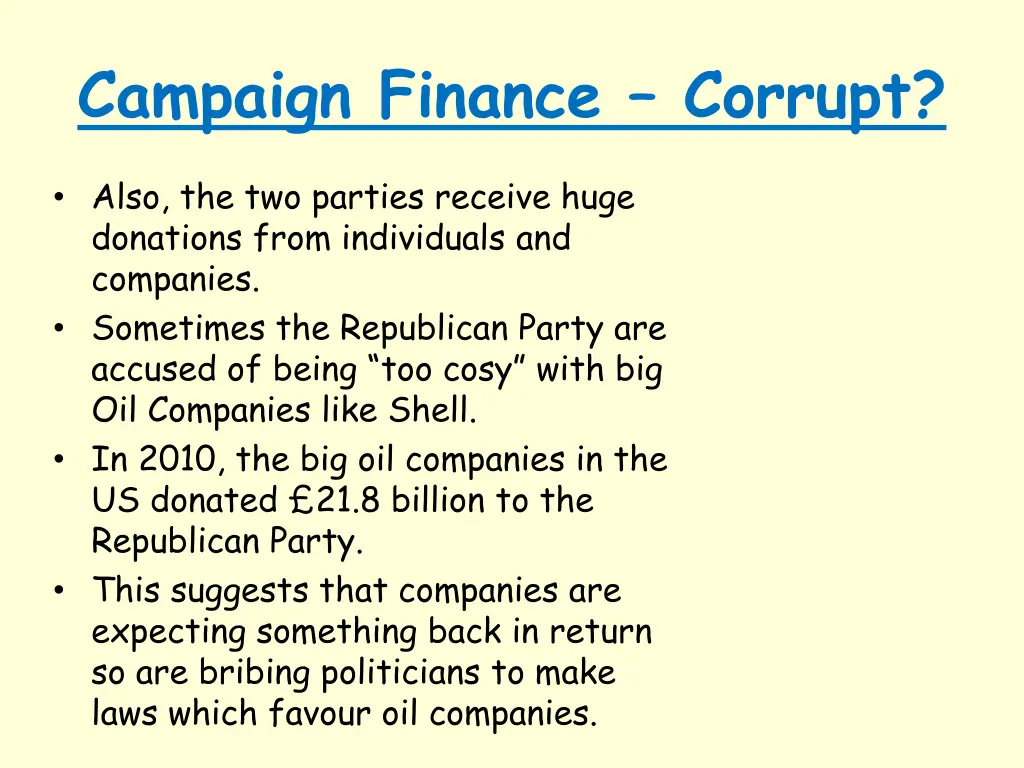 campaign finance corrupt 1