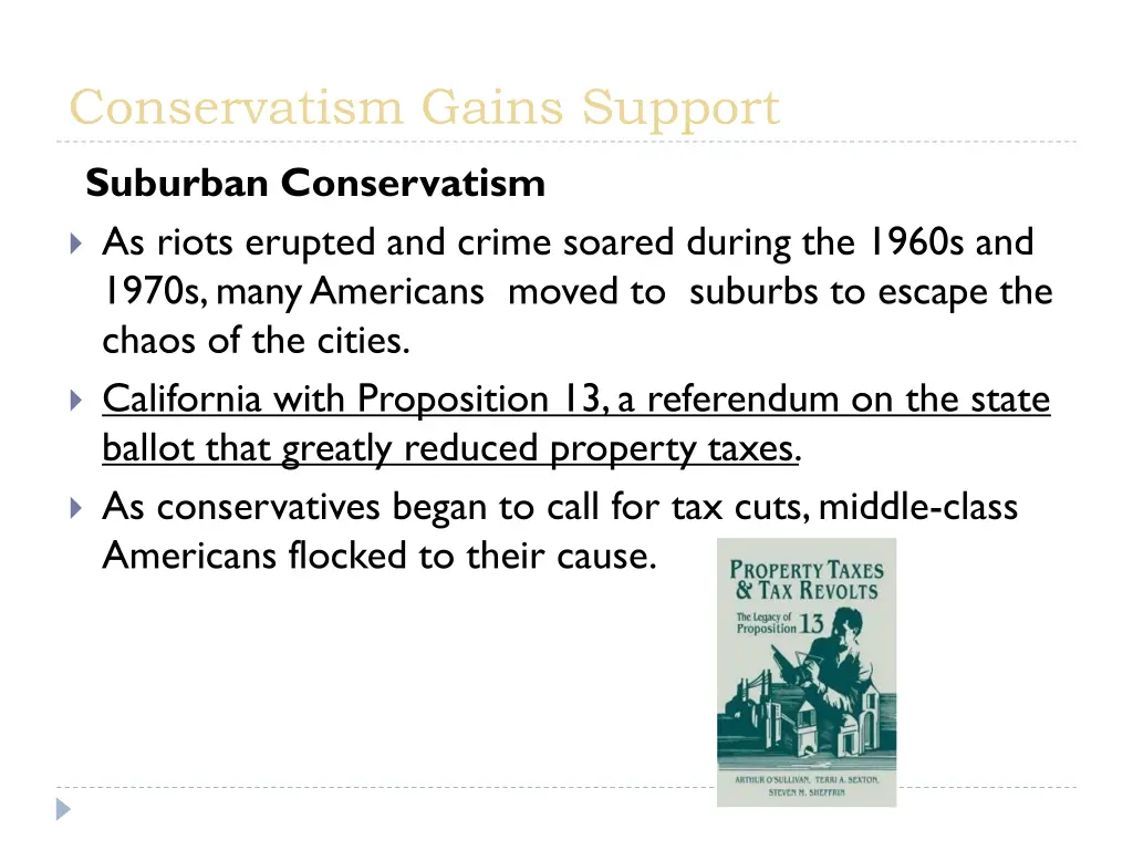 conservatism gains support 2