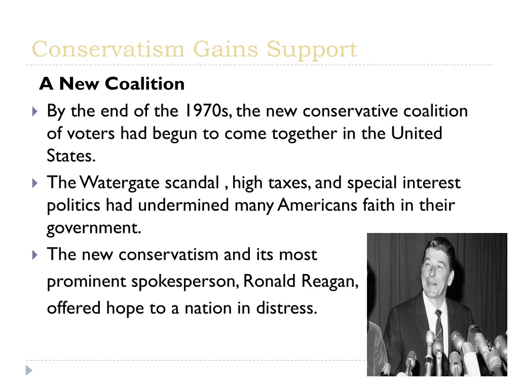 conservatism gains support 3