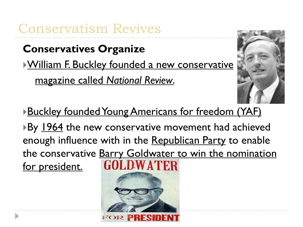 conservatism revives 1