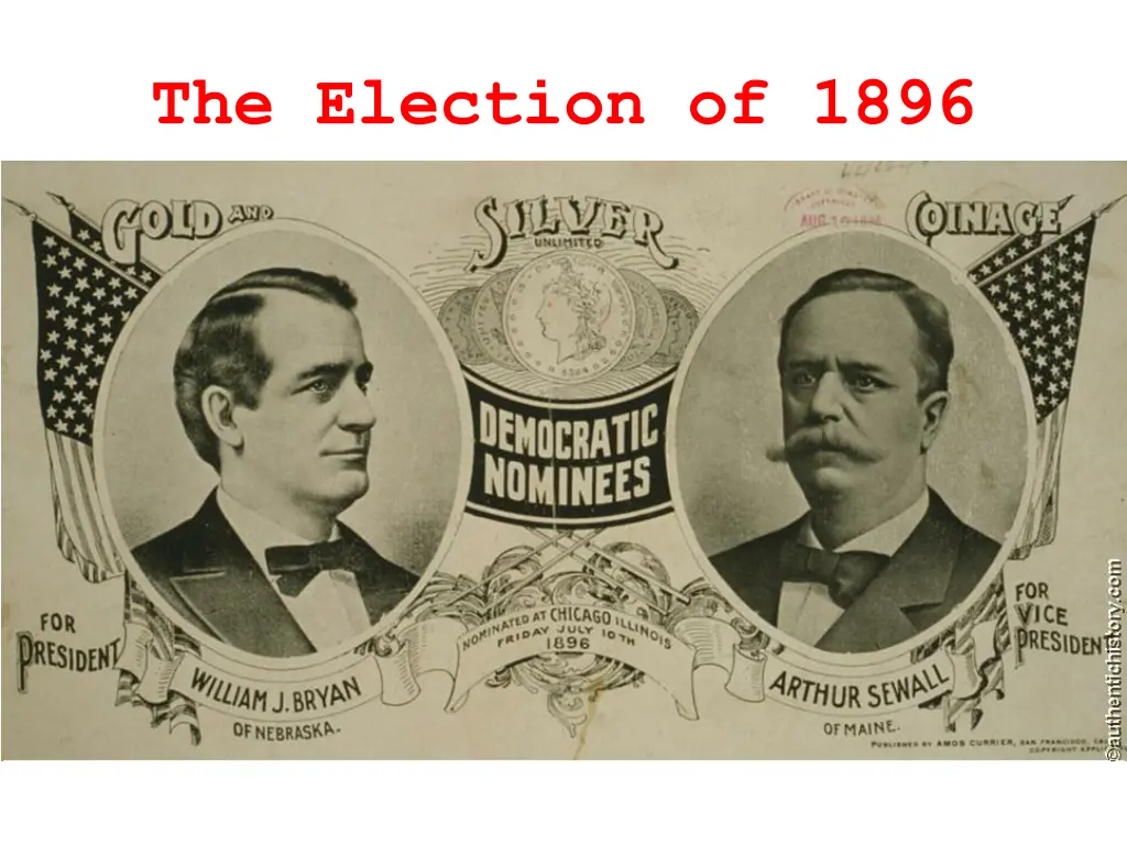 the election of 1896