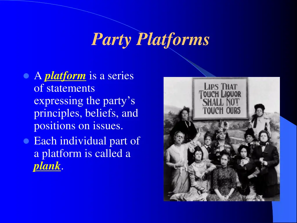 party platforms 1