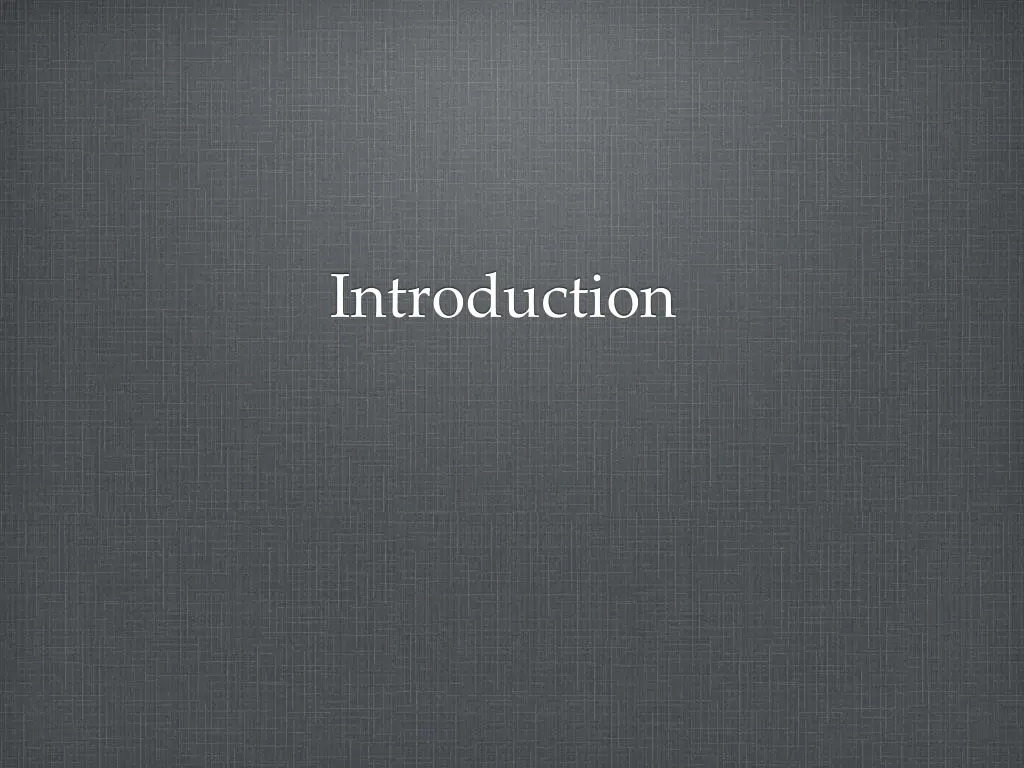 introduction