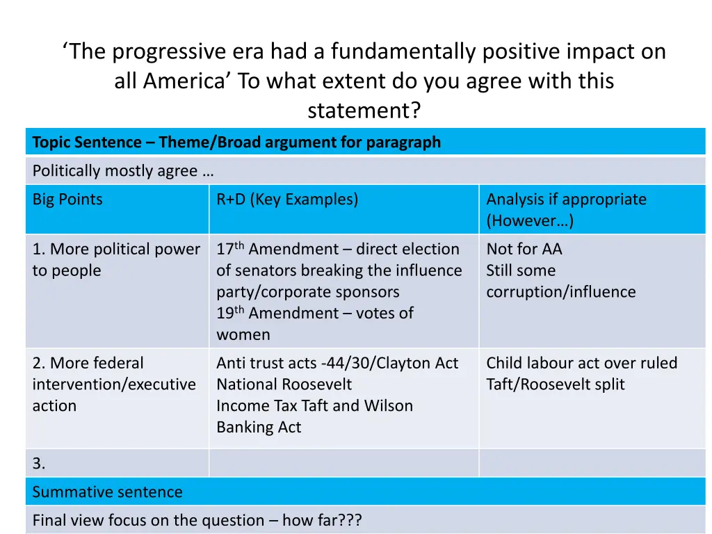 the progressive era had a fundamentally positive