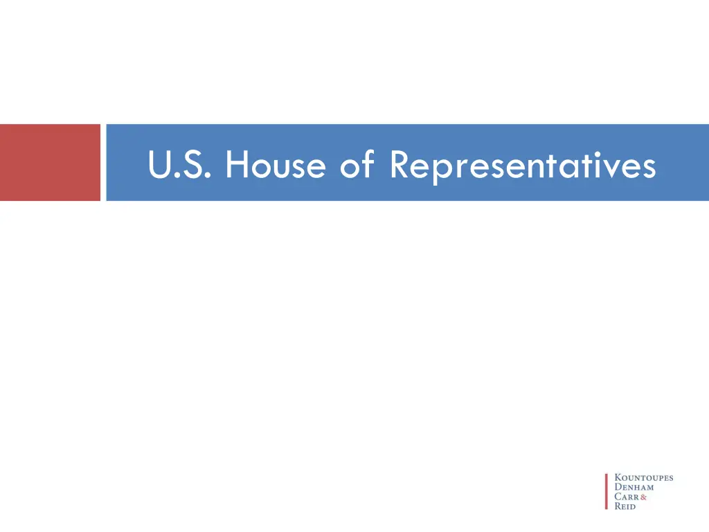 u s house of representatives