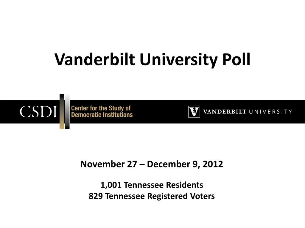 vanderbilt university poll 1