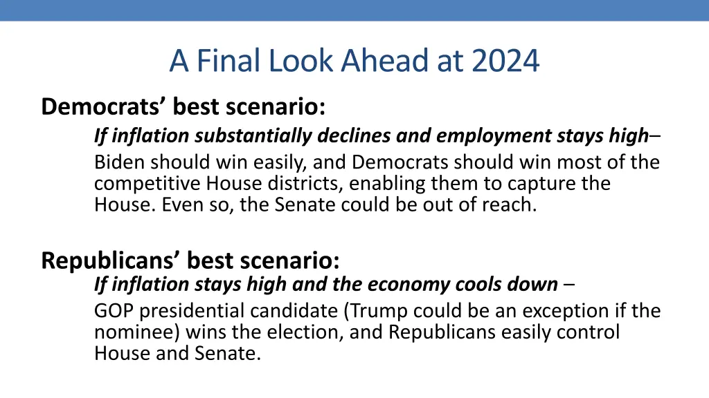 a final look ahead at 2024