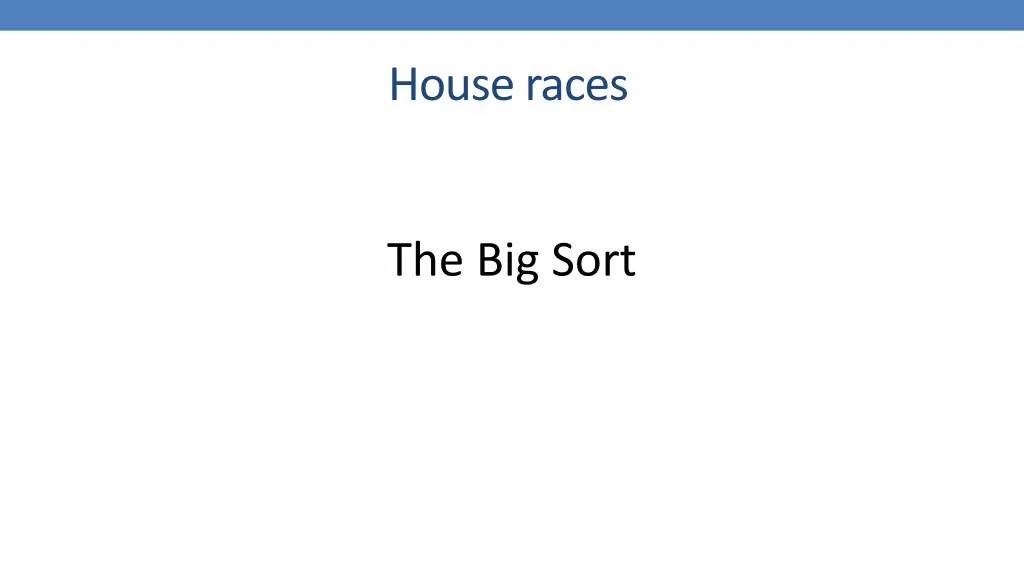 house races