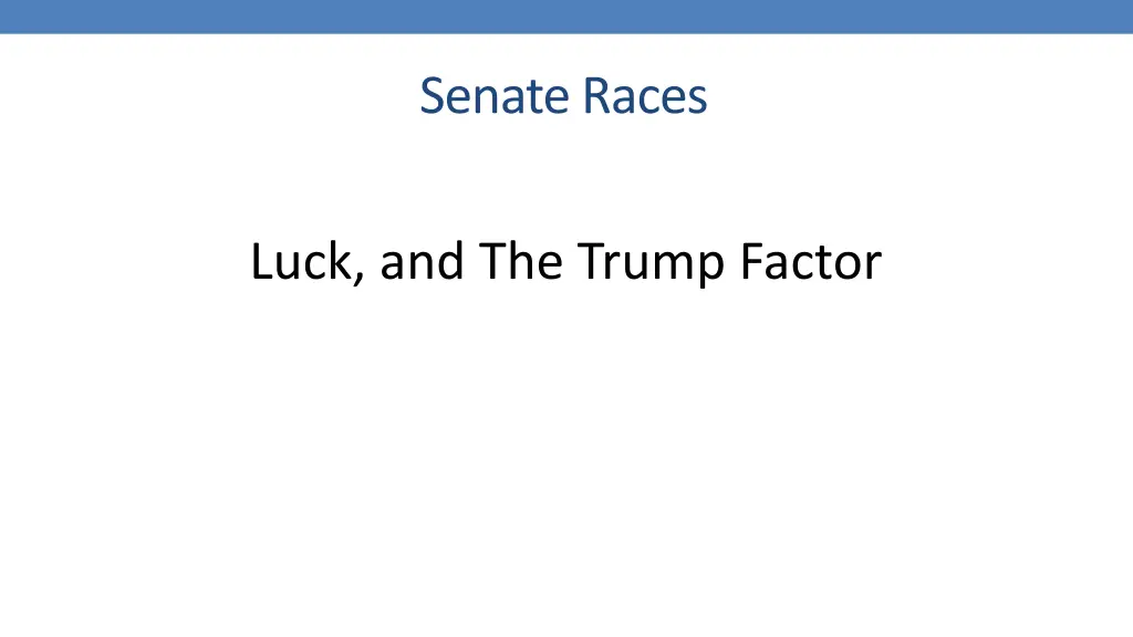 senate races