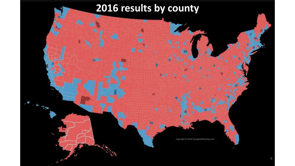 2016 results by county