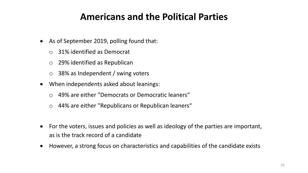 americans and the political parties