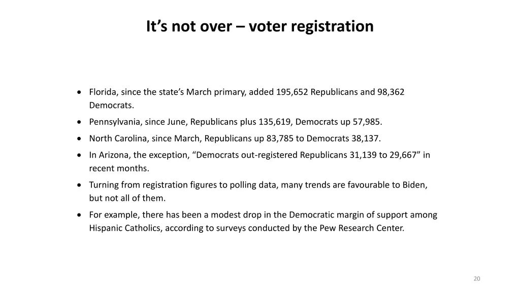 it s not over voter registration