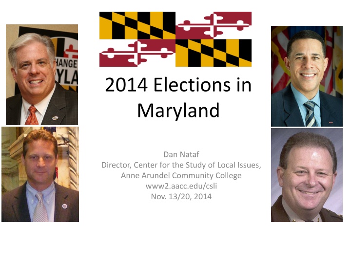 2014 elections in maryland