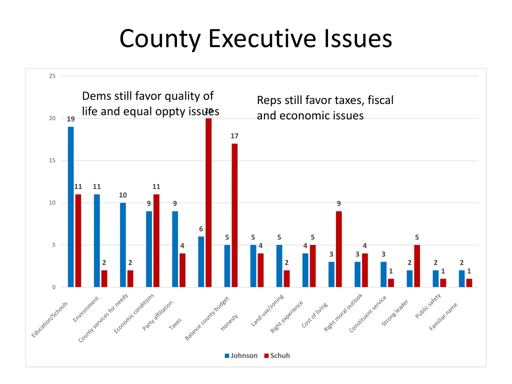 county executive issues