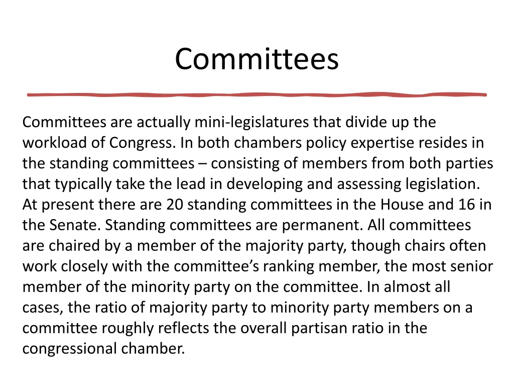 committees