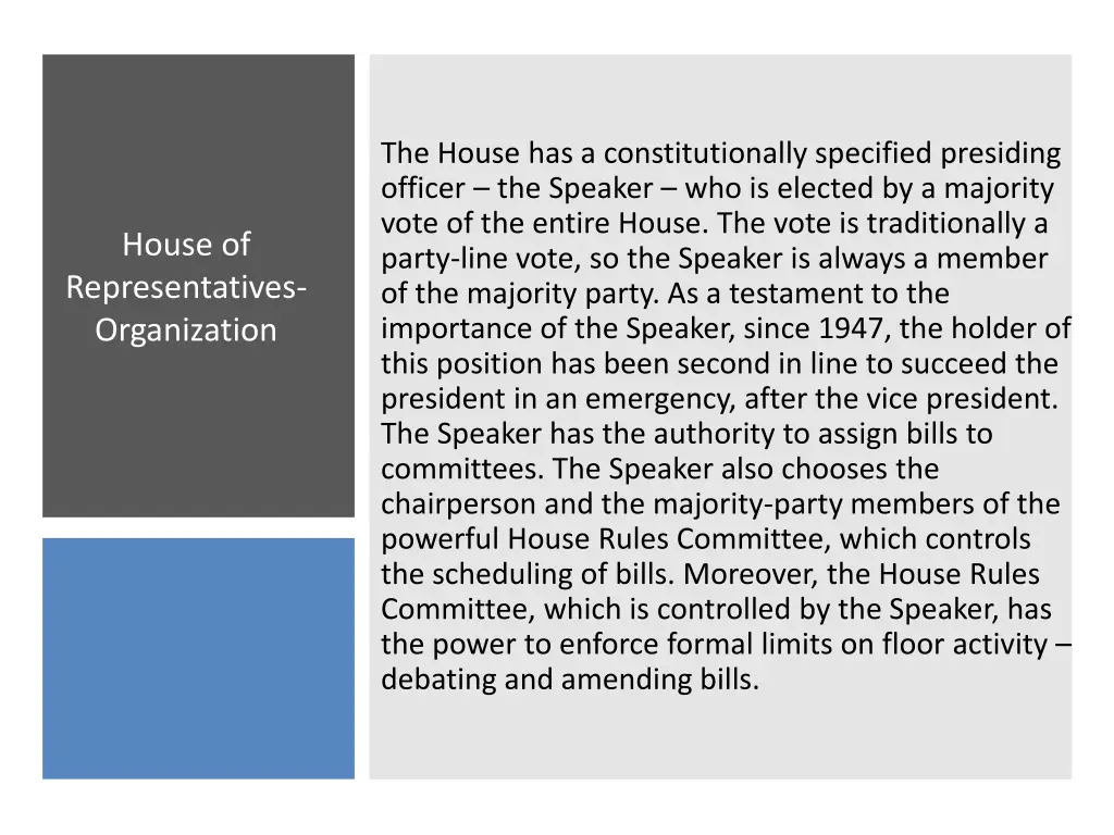 the house has a constitutionally specified