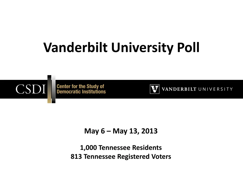 vanderbilt university poll 1