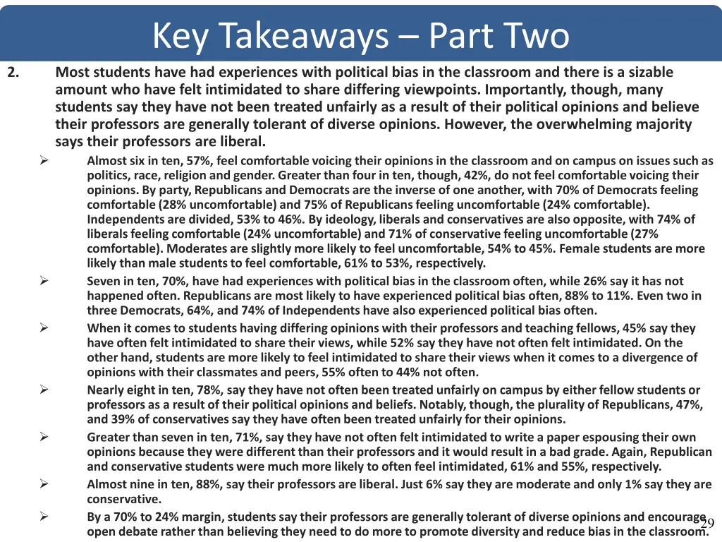 key takeaways part two