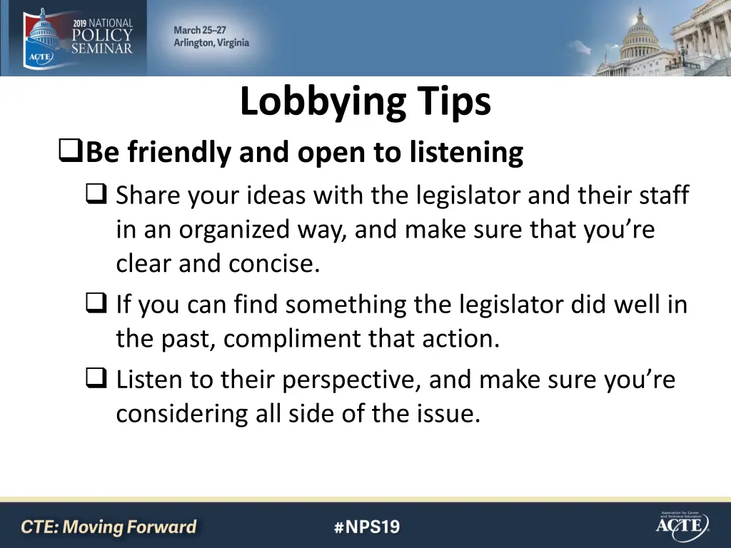 lobbying tips 1