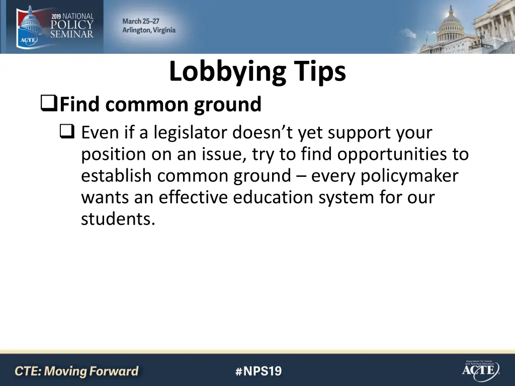 lobbying tips 4