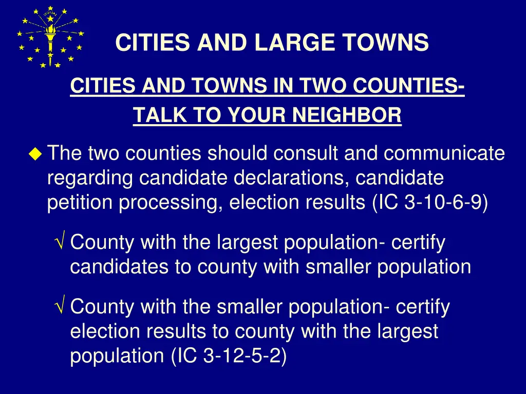 cities and large towns 1