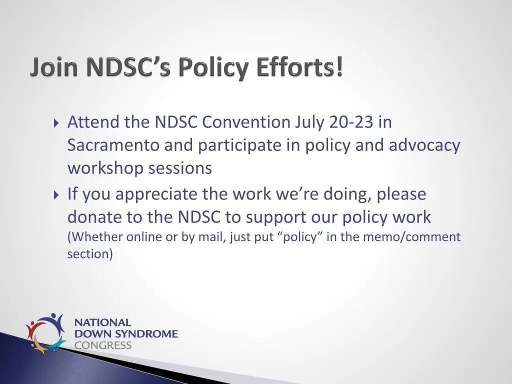 attend the ndsc convention july