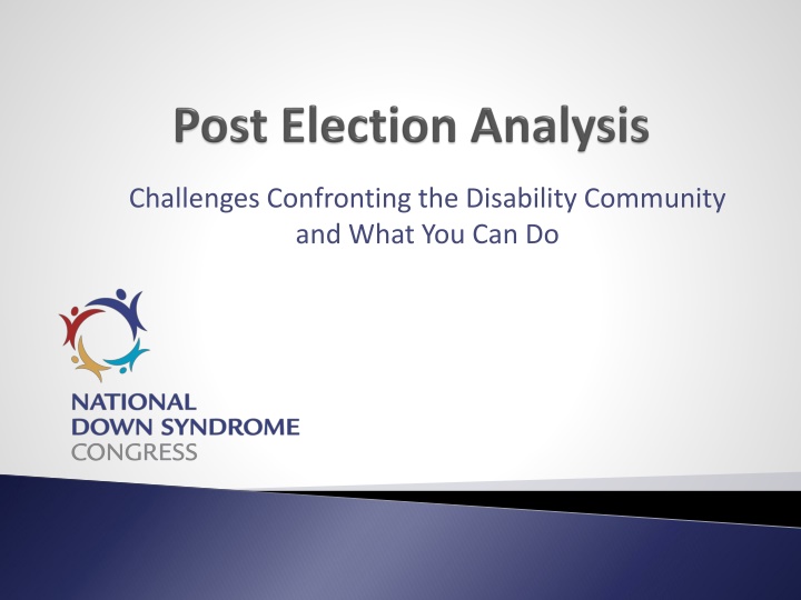 challenges confronting the disability community